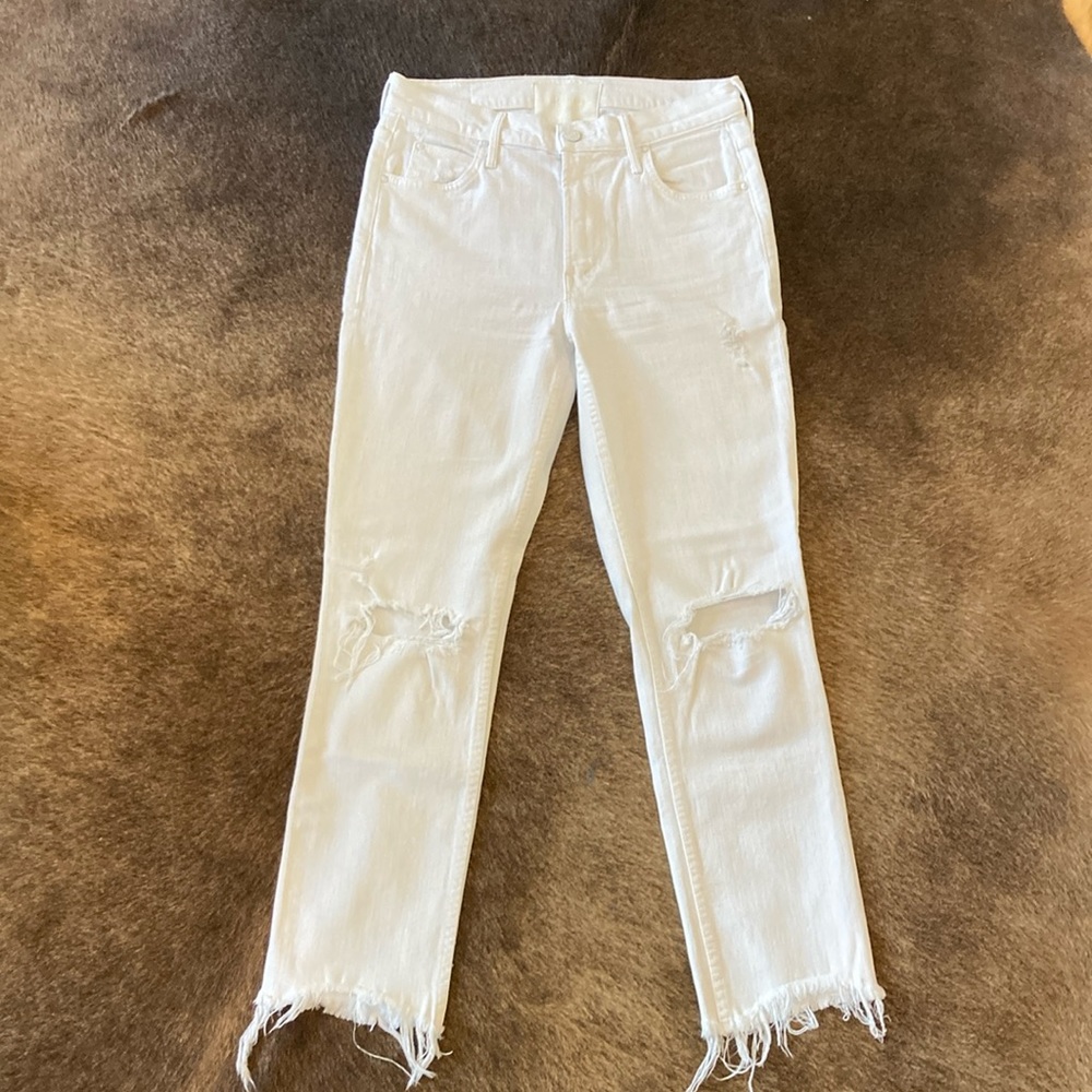 MOTHER SUPERIOR WHITE JEANS